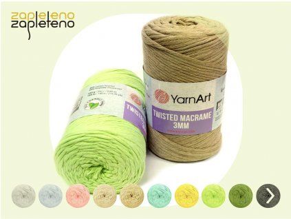Twisted macrame 3mm YarnArt Zapleteno