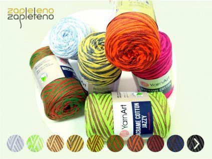 Macrame Cotton Jazzy YarnArt Zapleteno